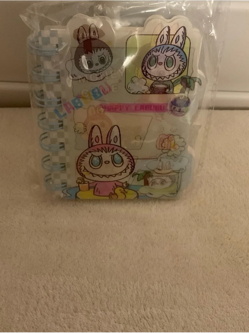 Kids Bunny Character Spiral Notebook - Pink, Blue